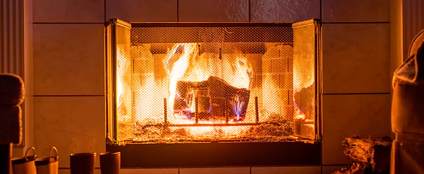 Mendota Hearth Landscape Fireplace Installation in Ruskin, Florida
